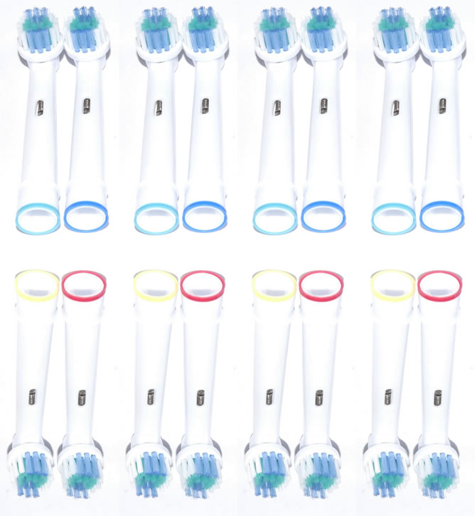 16 Opzetborstels geschikt voor elektrische tandenborstels van Oral-B®